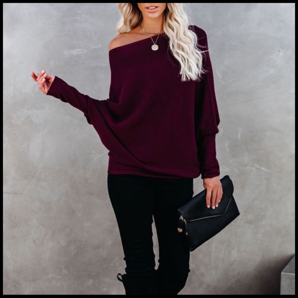Asymmetrical Cashmere-blend Dolman - Picture 6 of 7